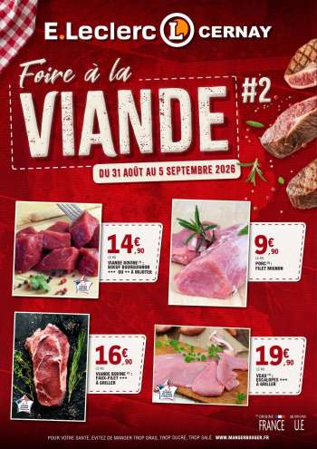Catalogue E.Leclerc - 31/08/2026 - 05/09/2026.