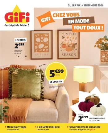 thumbnail - Catalogue GiFi - Chez vous en mode tout doux !