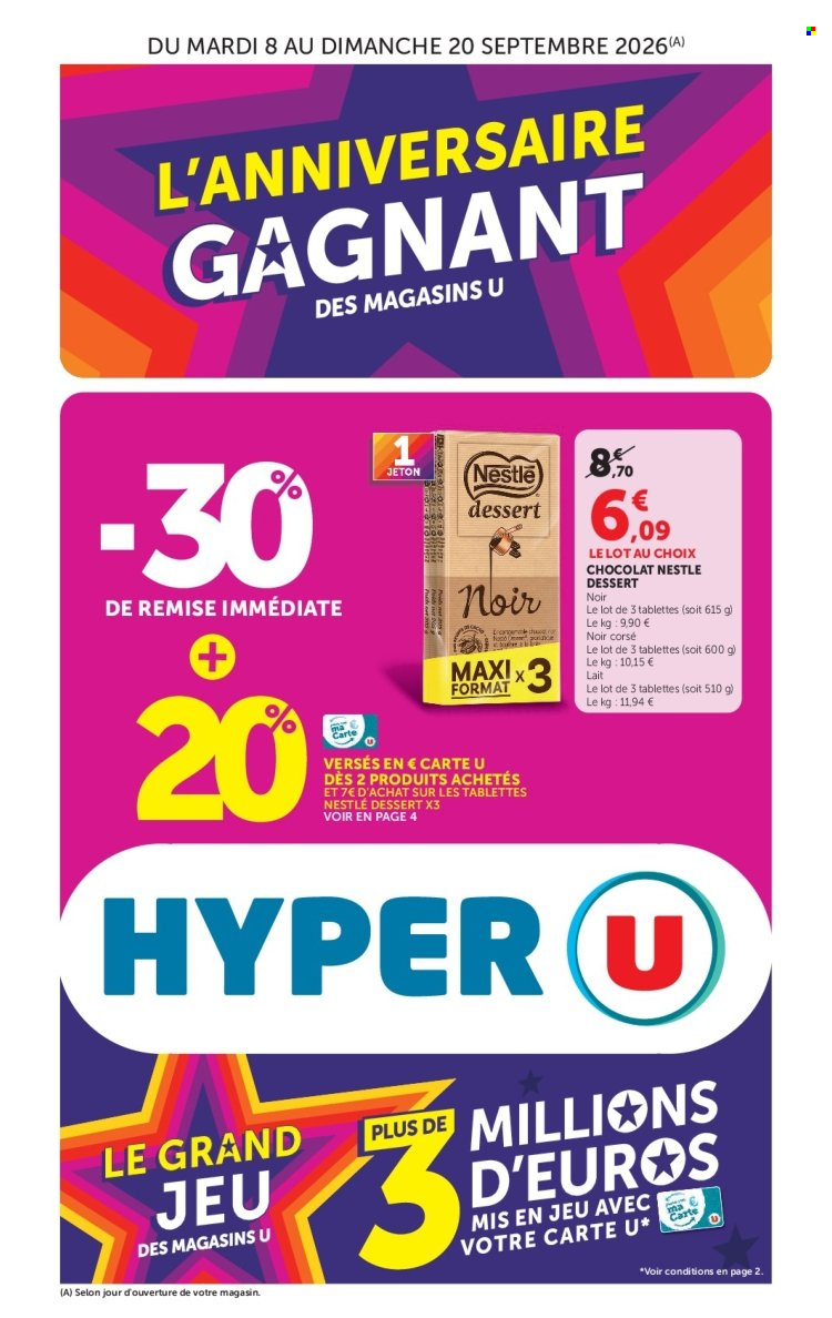Catalogue HYPER U - 08/09/2026 - 20/09/2026. Page 1