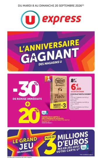 Catalogue U express - 08/09/2026 - 20/09/2026.