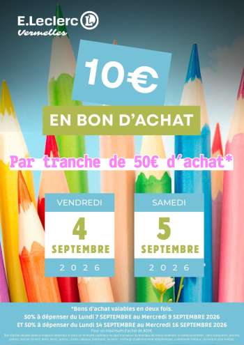 Catalogue E.Leclerc - 04/09/2026 - 05/09/2026.