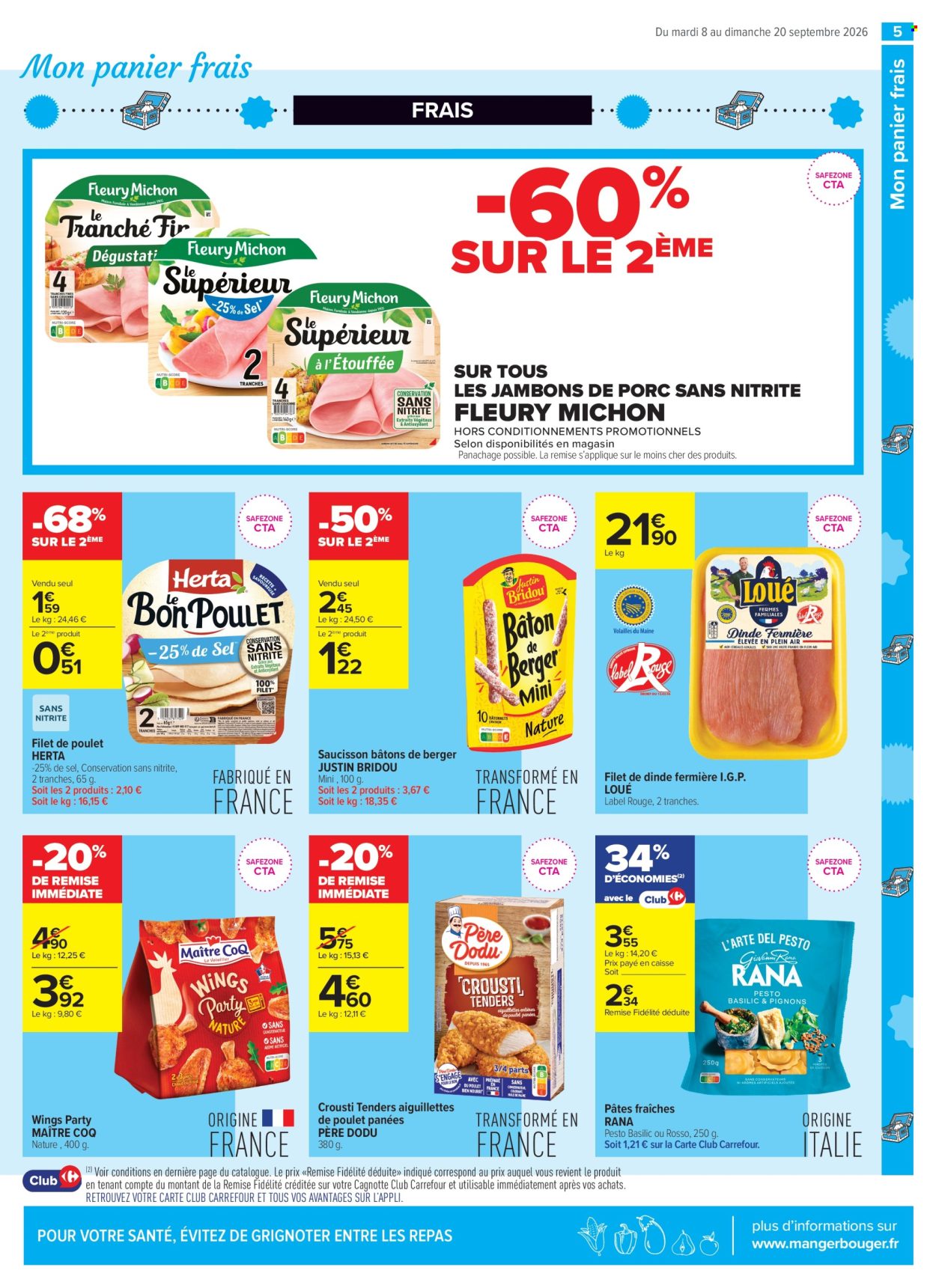 Catalogue Carrefour Contact - 08/09/2026 - 20/09/2026. Page 5