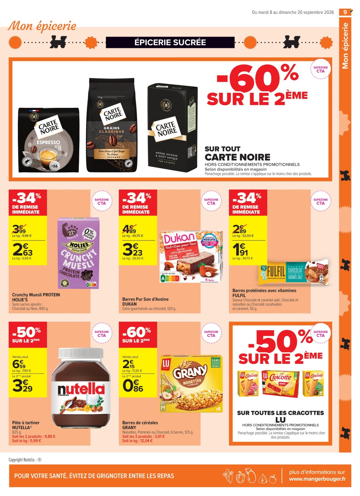 Catalogue Carrefour Contact - 08/09/2026 - 20/09/2026. Page 9