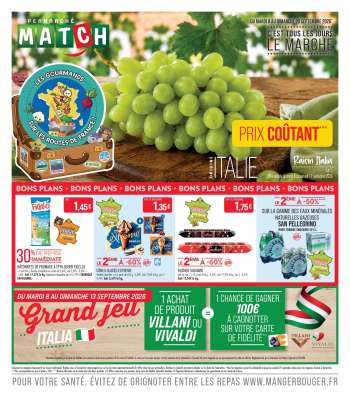Catalogue Supermarché Match - 08/09/2026 - 20/09/2026.