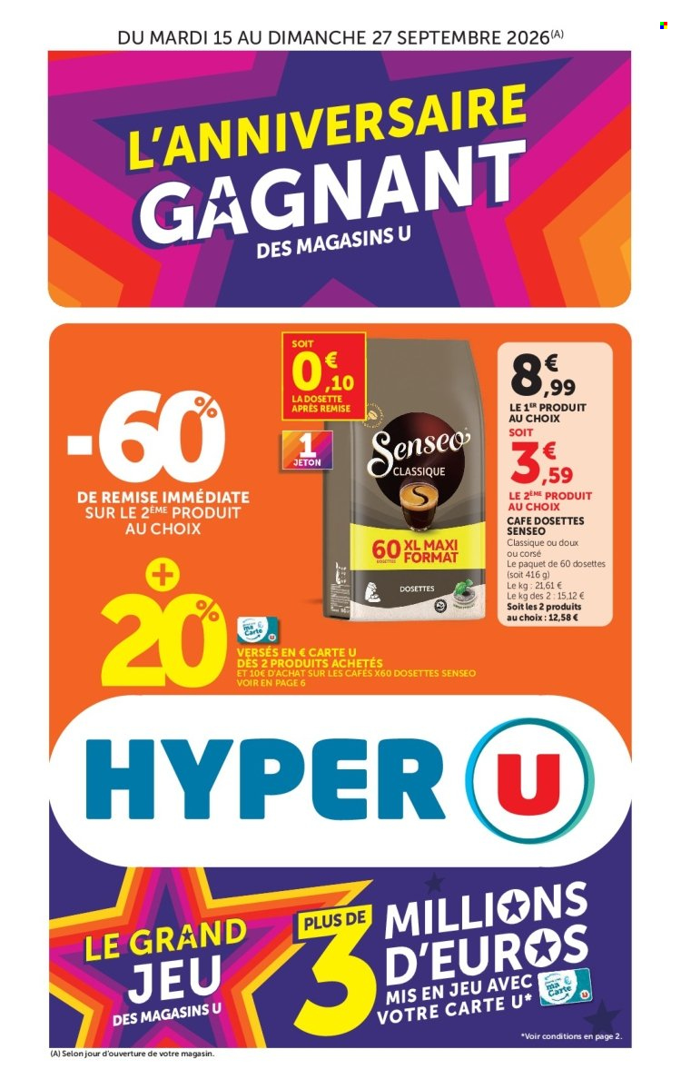 Catalogue HYPER U - 15/09/2026 - 27/09/2026. Page 1