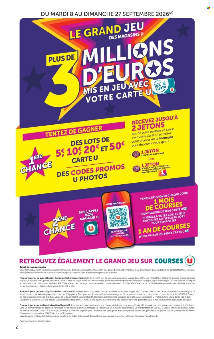 Catalogue SUPER U - 15/09/2026 - 27/09/2026. Page 2