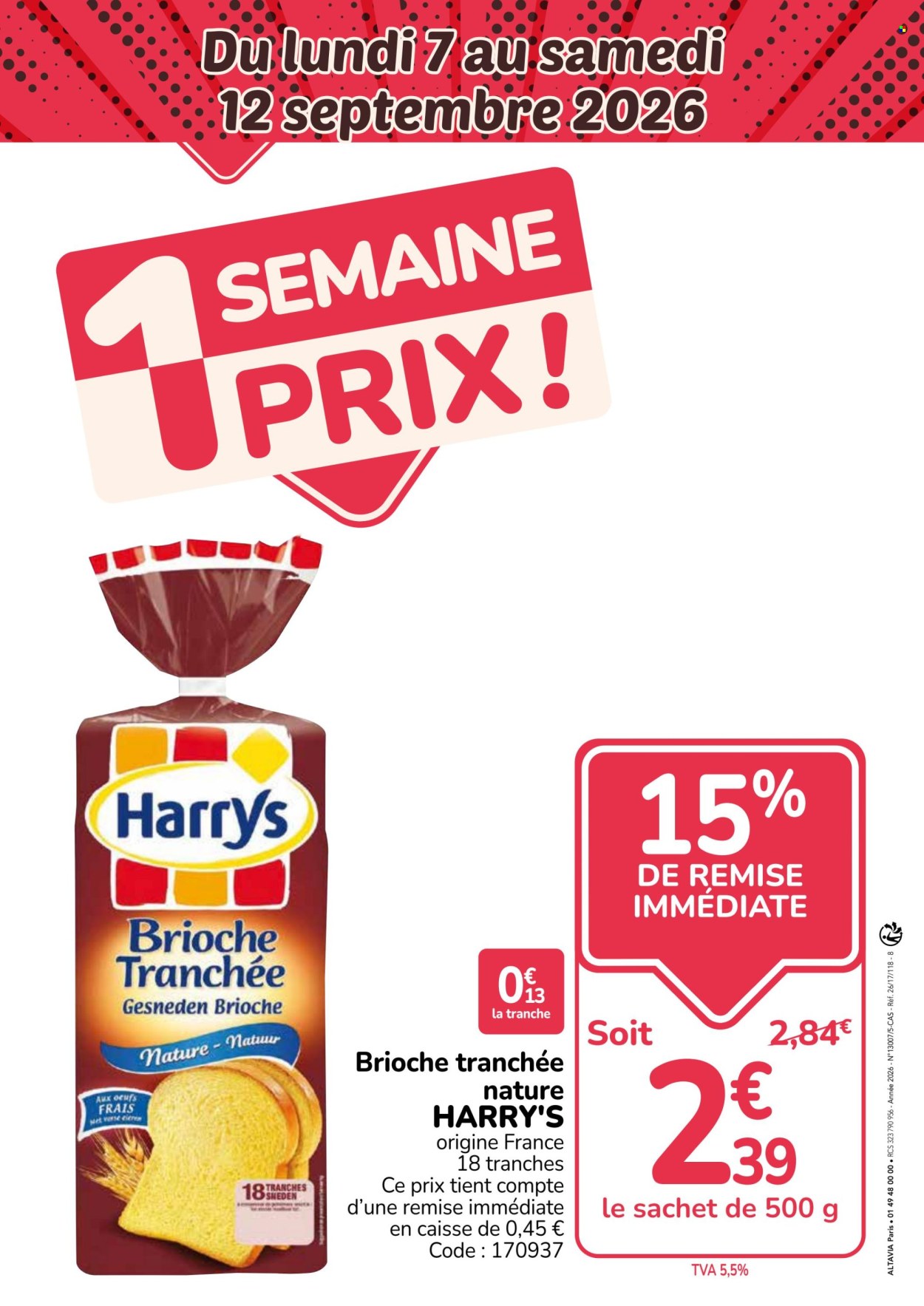Catalogue Promocash - 07/09/2026 - 12/09/2026. Page 1