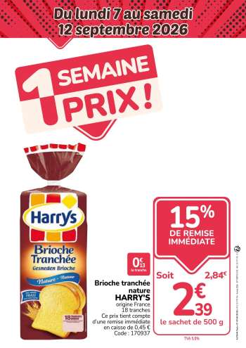 Catalogue Promocash - 07/09/2026 - 12/09/2026.