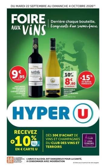 Catalogue HYPER U - 22/09/2026 - 04/10/2026.