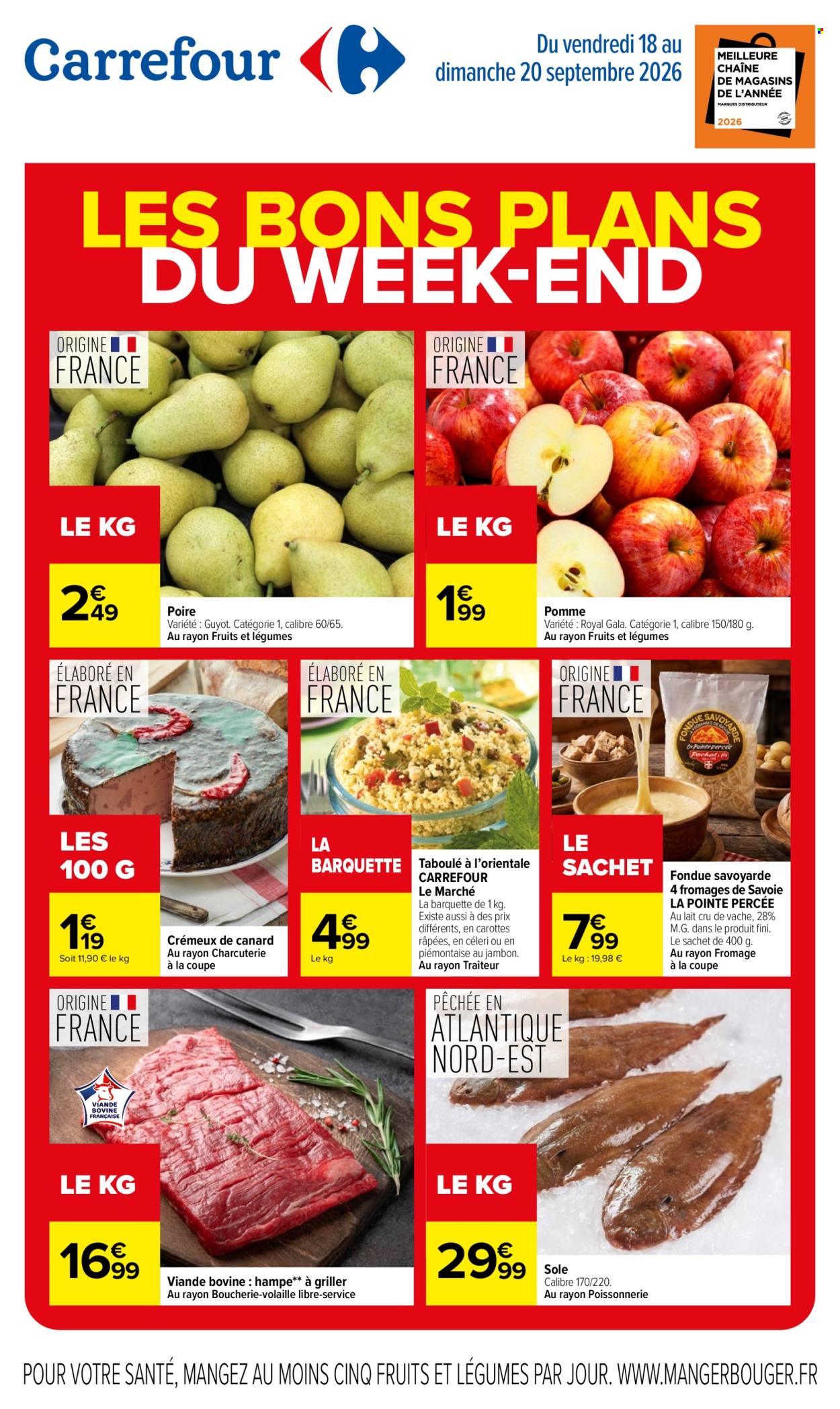 Catalogue Carrefour Hypermarchés - 18/09/2026 - 20/09/2026. Page 1