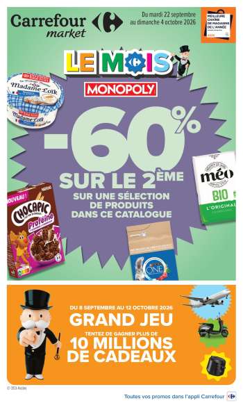 Catalogue Carrefour Market - 22/09/2026 - 04/10/2026.