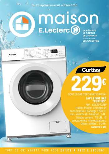 Catalogue E.Leclerc - 22/09/2026 - 04/10/2026.