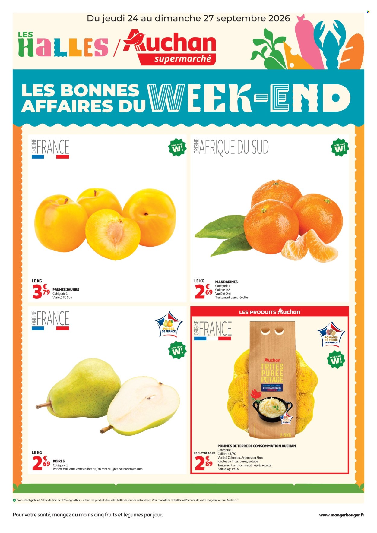 Catalogue Auchan - 24/09/2026 - 27/09/2026. Page 1
