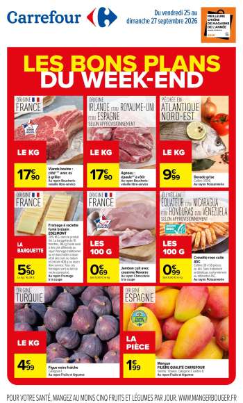 Catalogue Carrefour Hypermarchés - 25/09/2026 - 27/09/2026.