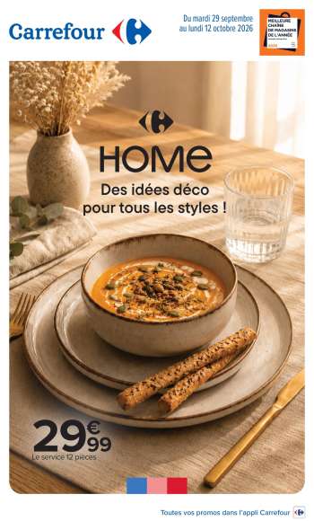 Catalogue Carrefour Hypermarchés - 29/09/2026 - 12/10/2026.