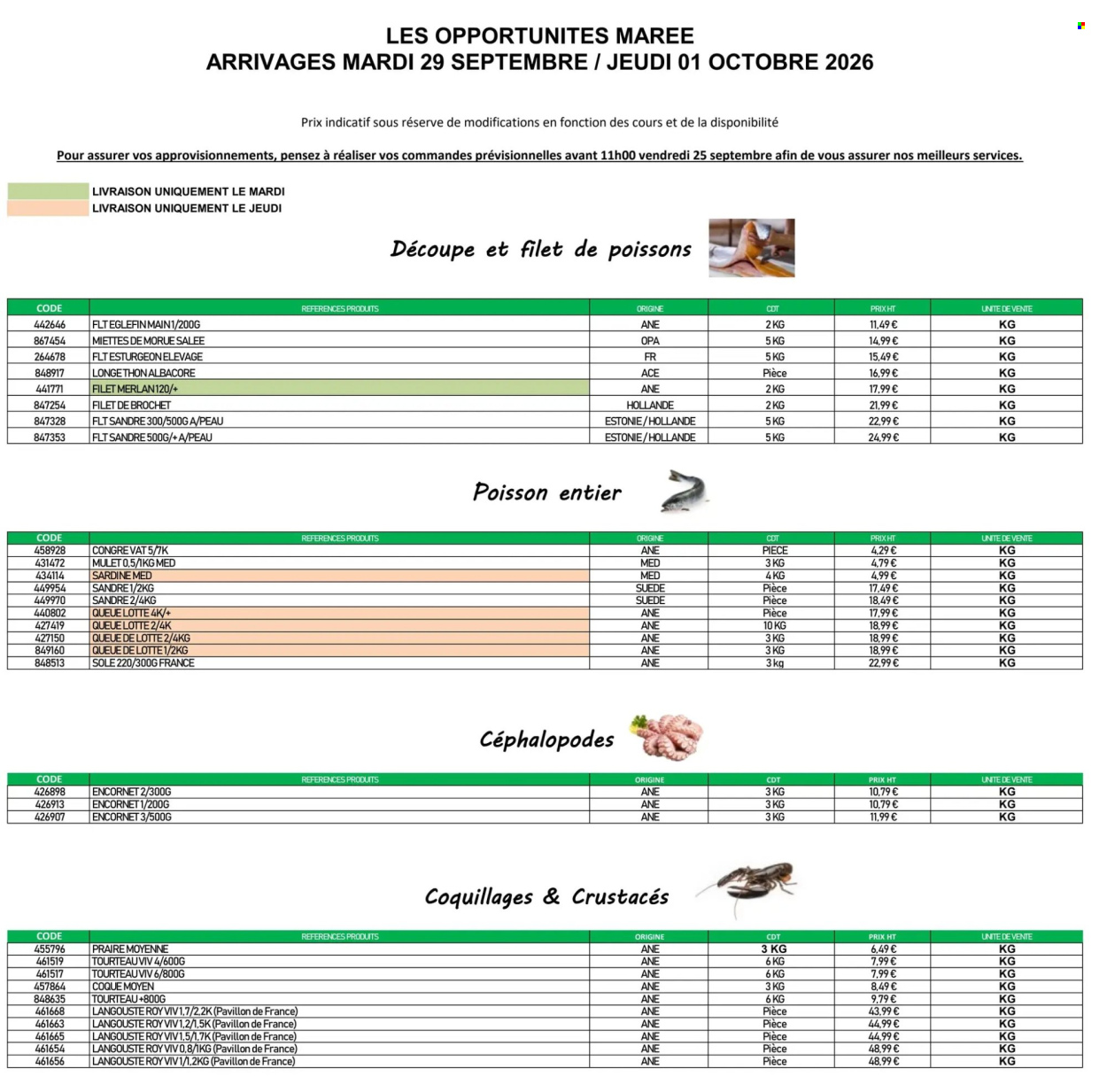 Catalogue Promocash - 29/09/2026 - 01/10/2026. Page 1