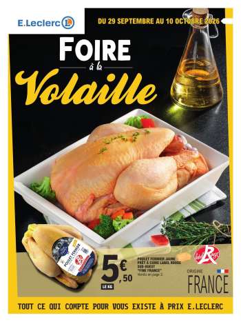 Catalogue E.Leclerc - 29/09/2026 - 10/10/2026.