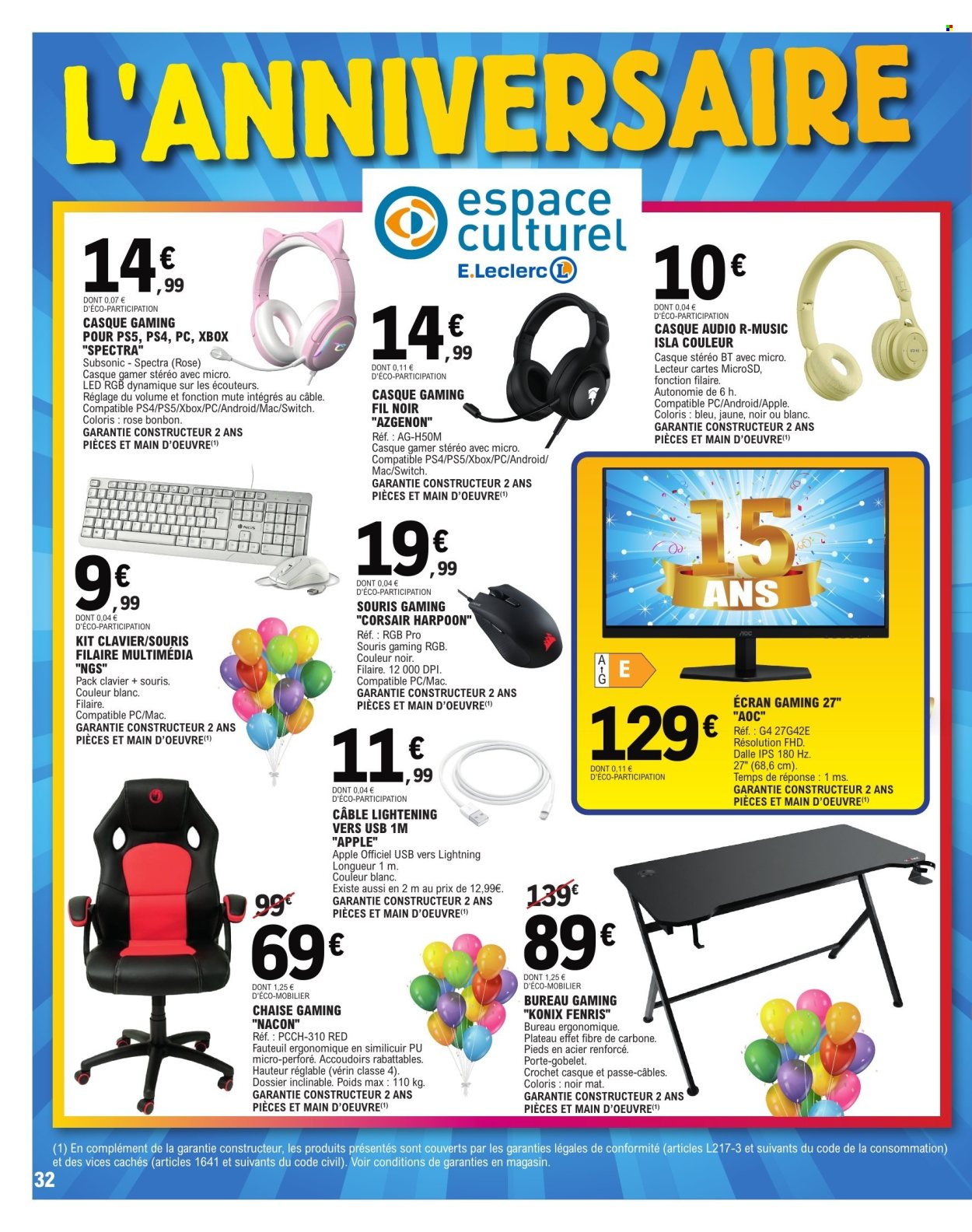 Catalogue E.Leclerc - 29/09/2026 - 11/10/2026. Page 32