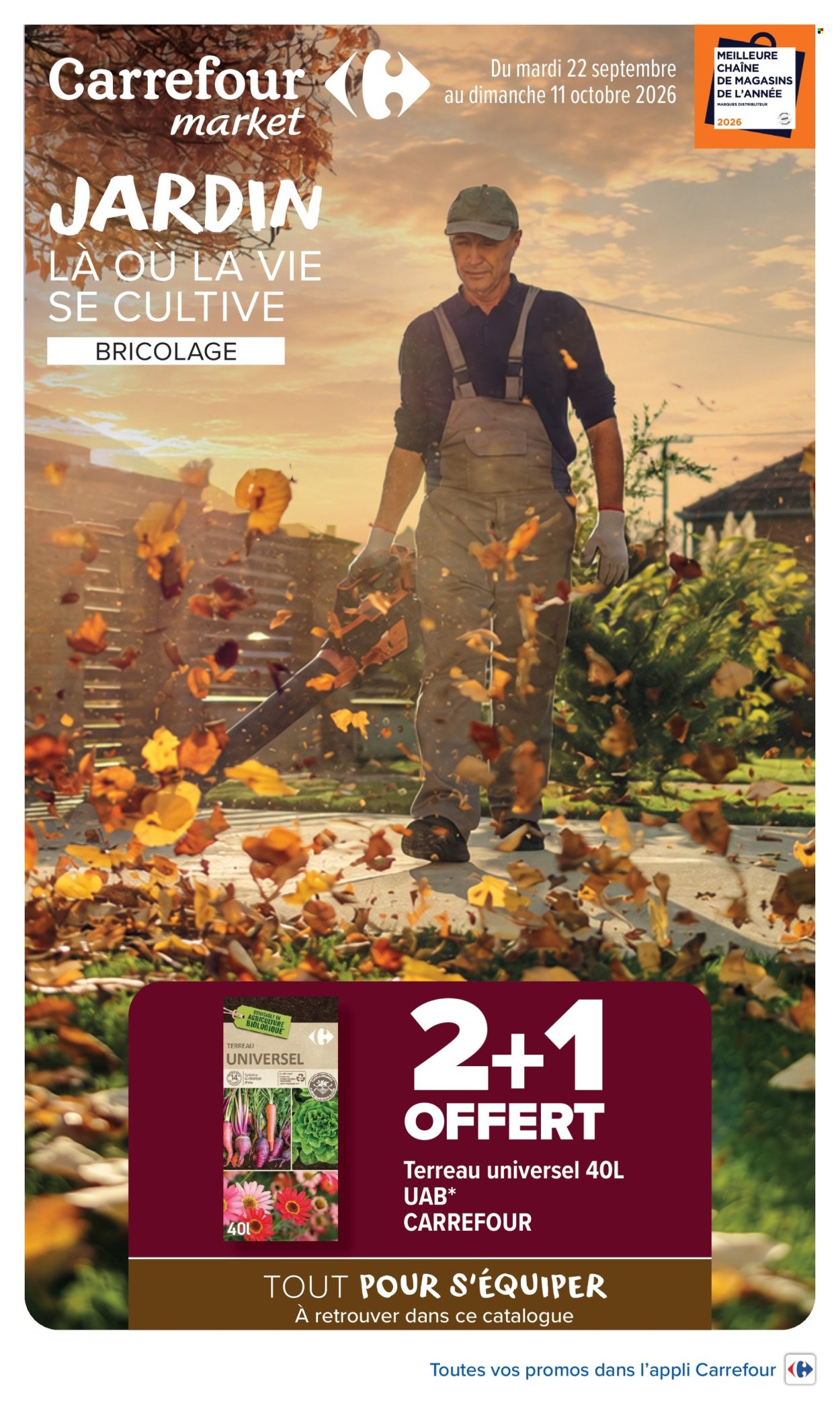Catalogue Carrefour Market - 22/09/2026 - 11/10/2026. Page 1