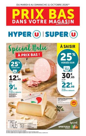 Catalogue Magasins U - 06/10/2026 - 11/10/2026.