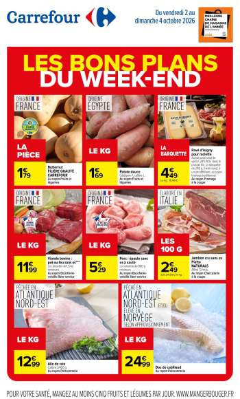 Catalogue Carrefour Hypermarchés - 02/10/2026 - 04/10/2026.