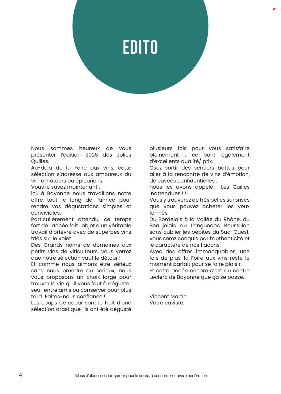 Catalogue E.Leclerc - 29/09/2026 - 10/10/2026. Page 4
