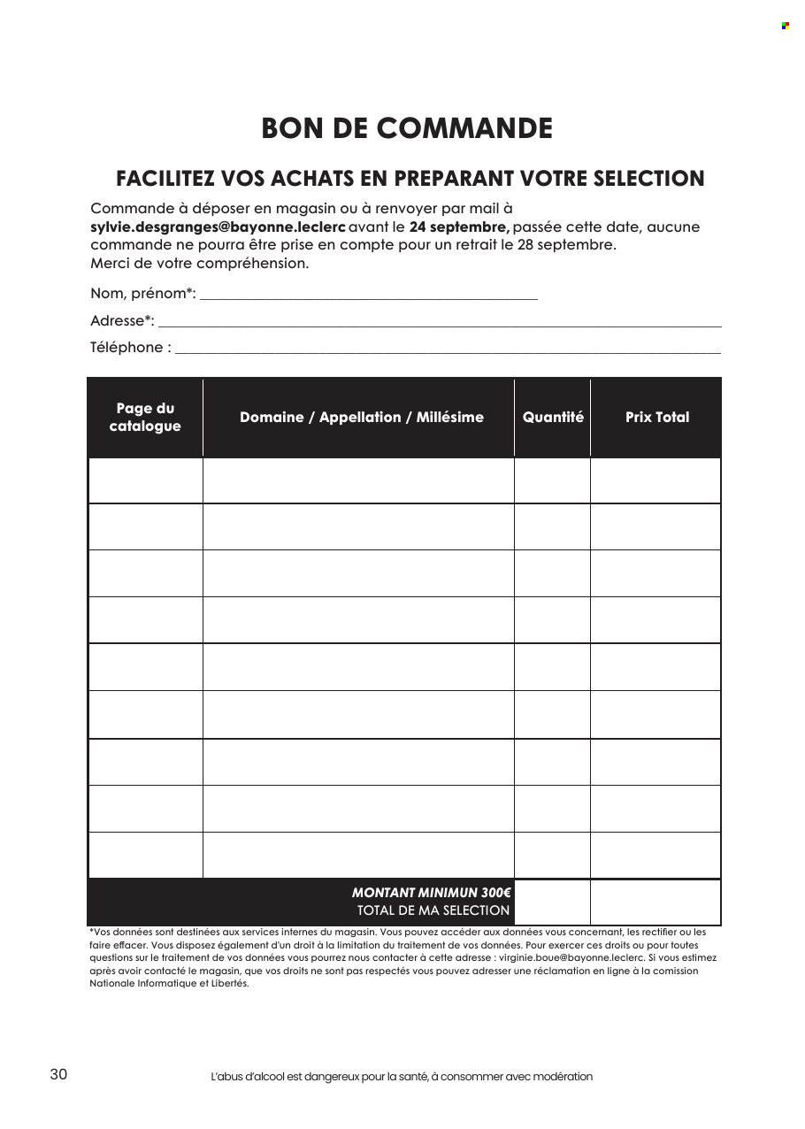 Catalogue E.Leclerc - 29/09/2026 - 10/10/2026. Page 30