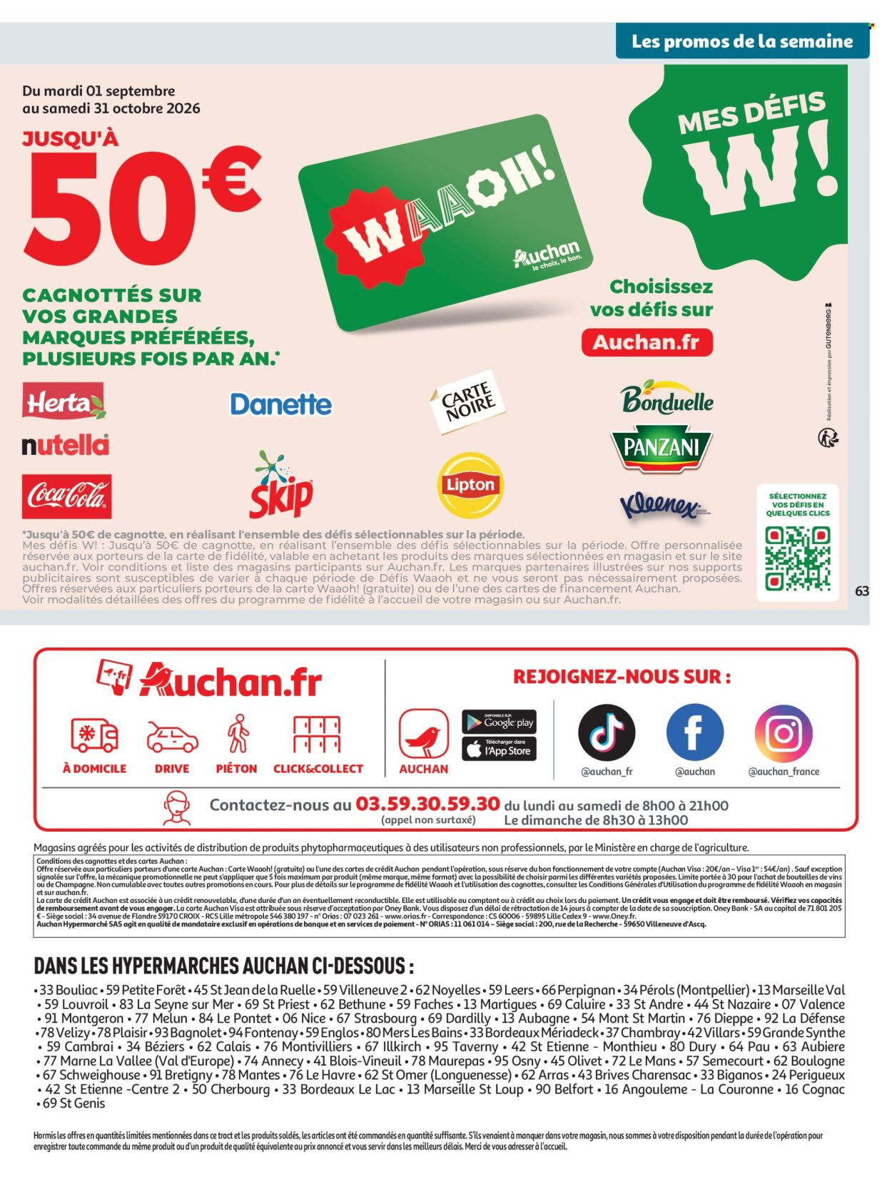 Catalogue Auchan - 06/10/2026 - 18/10/2026. Page 63