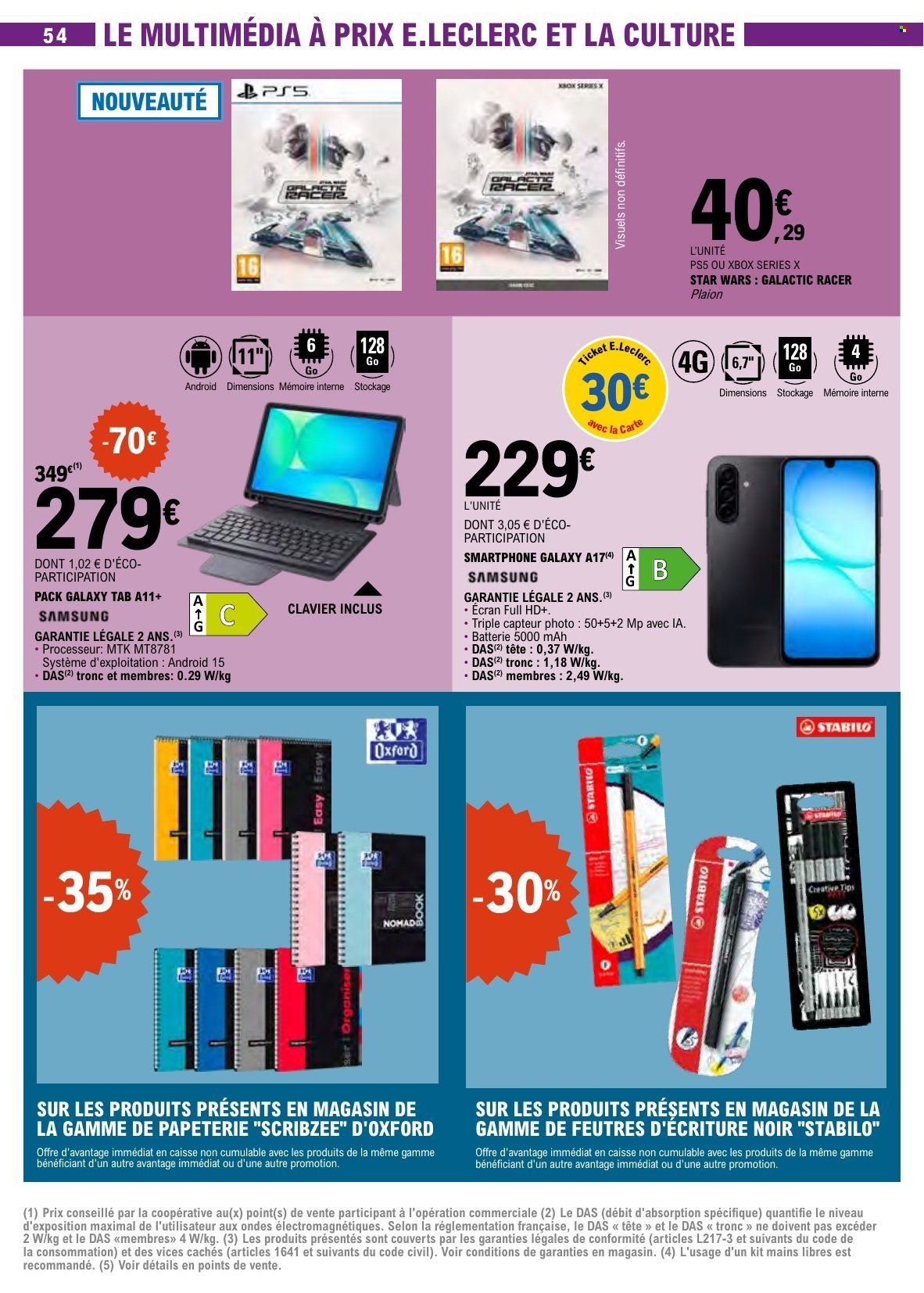 Catalogue E.Leclerc - 06/10/2026 - 17/10/2026. Page 54