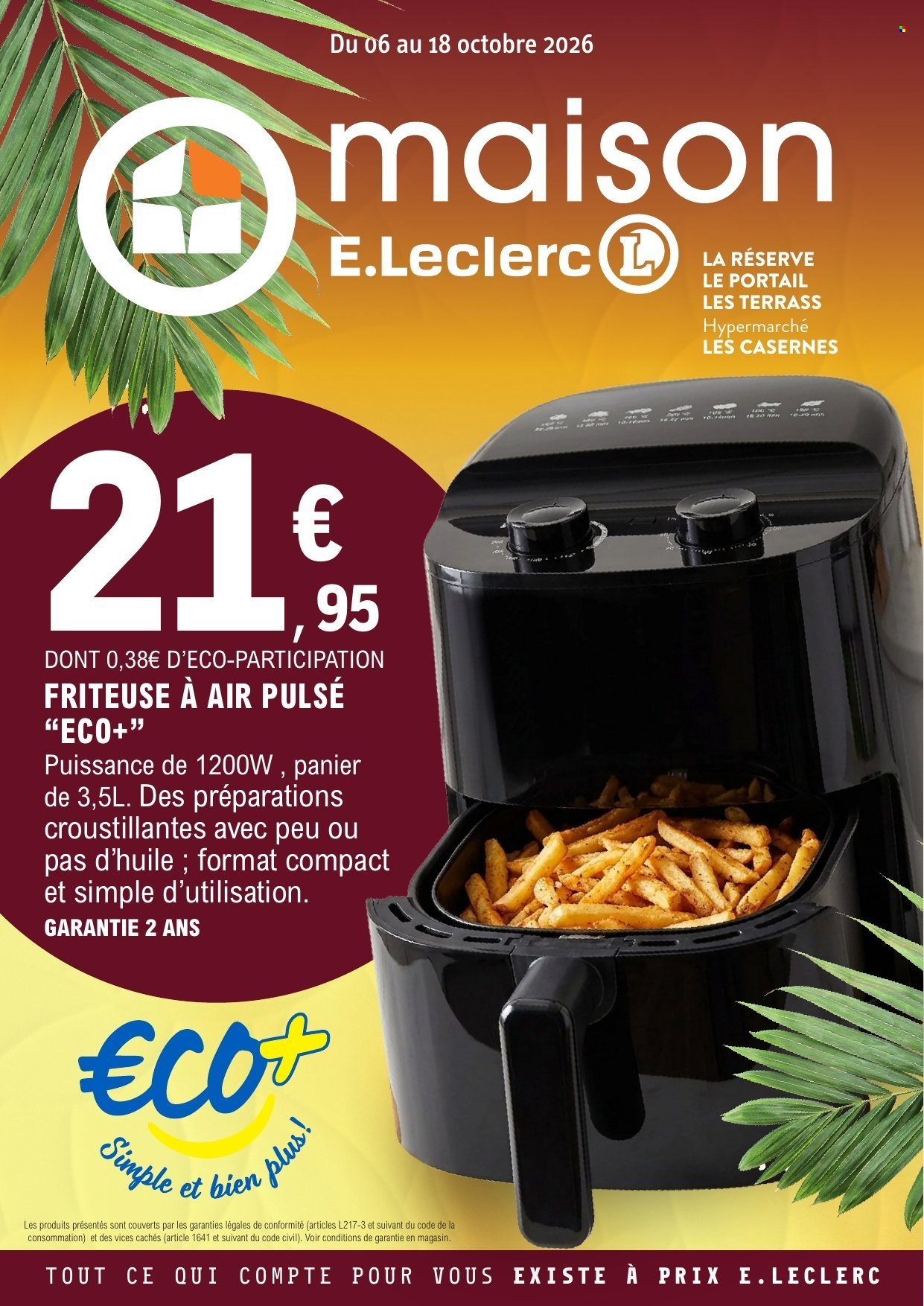 Catalogue E.Leclerc - 06/10/2026 - 18/10/2026. Page 1