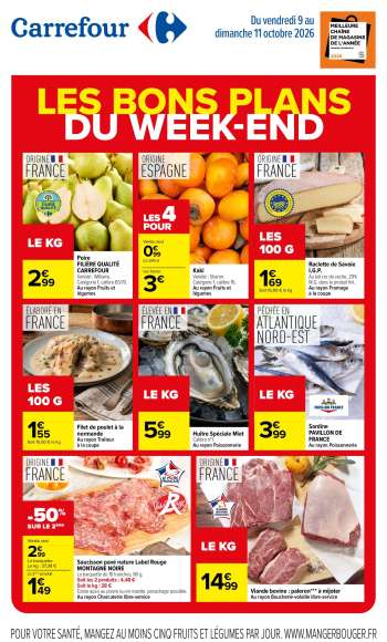 Catalogue Carrefour Hypermarchés - 09/10/2026 - 11/10/2026.