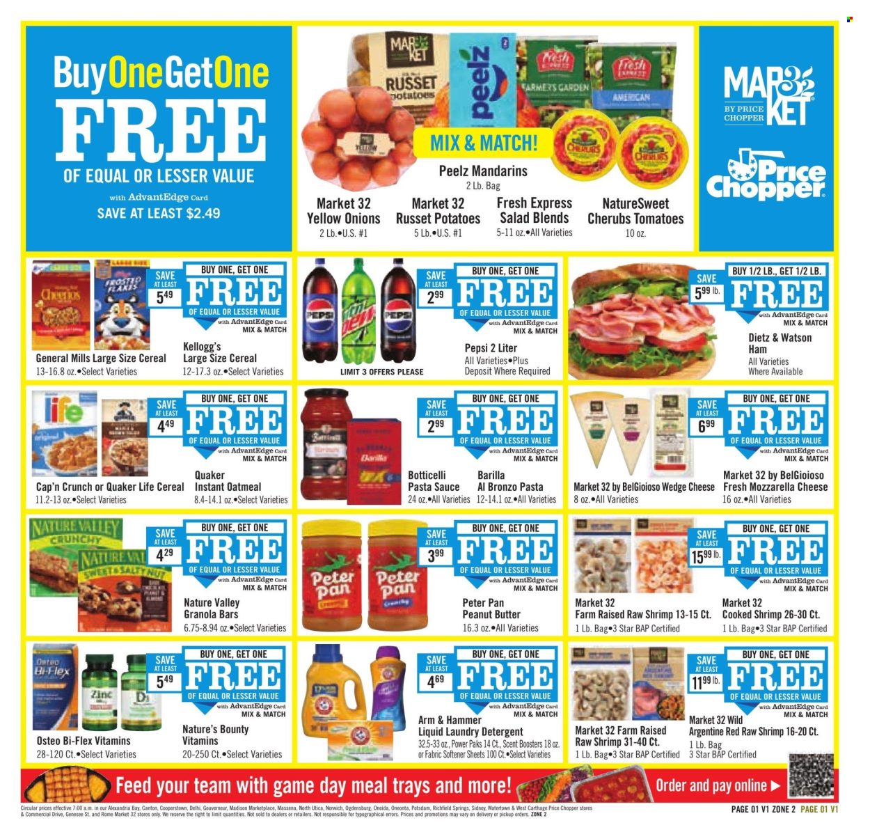 Price Chopper ad - 01/26/2025 - 02/01/2025. Page 1