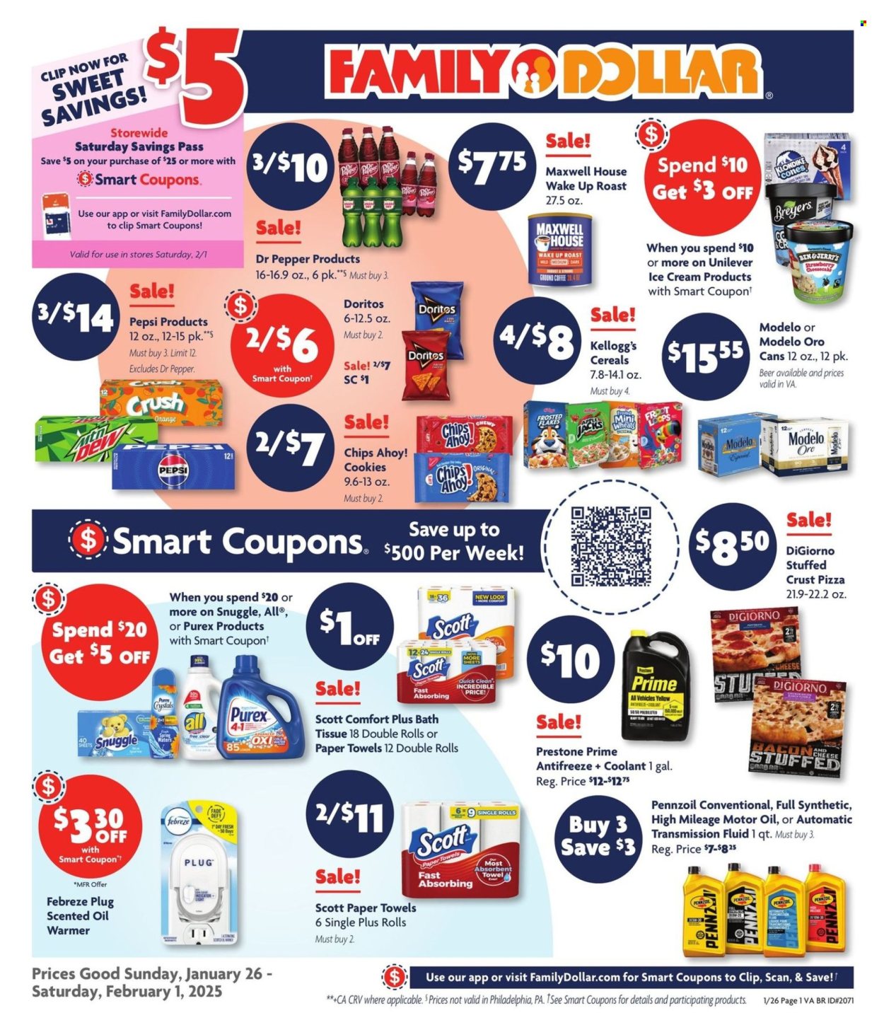 Family Dollar ad - 01/26/2025 - 02/01/2025. Page 1