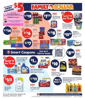 Family Dollar Flyer - 01/26/2025 - 02/01/2025.