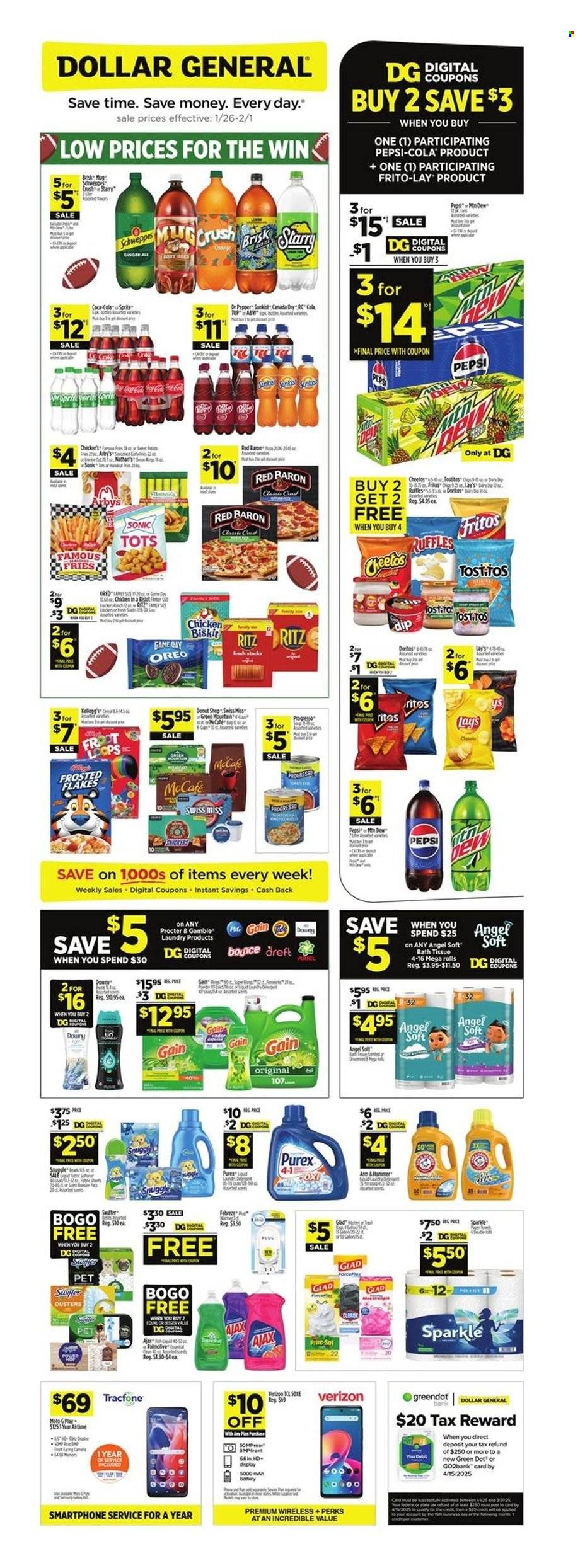 Dollar General ad - 01/26/2025 - 02/01/2025. Page 1