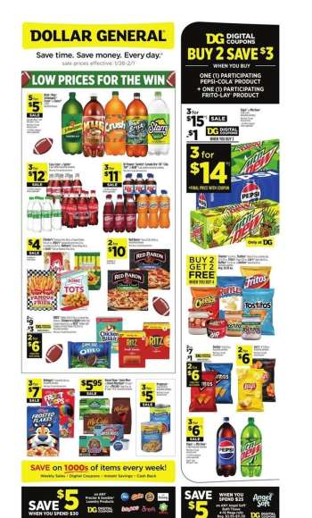 Dollar General Flyer - 01/26/2025 - 02/01/2025.