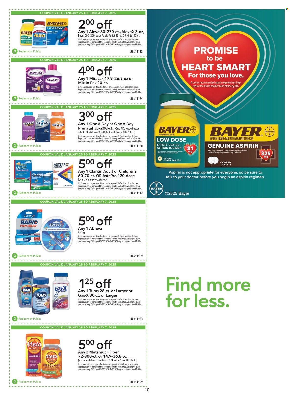 Publix ad - 01/25/2025 - 02/07/2025. Page 10