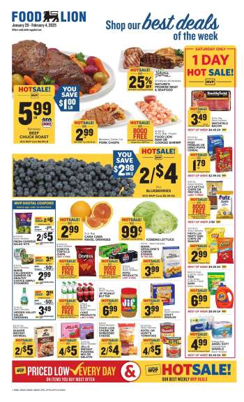 Food Lion Flyer - 01/29/2025 - 02/04/2025.