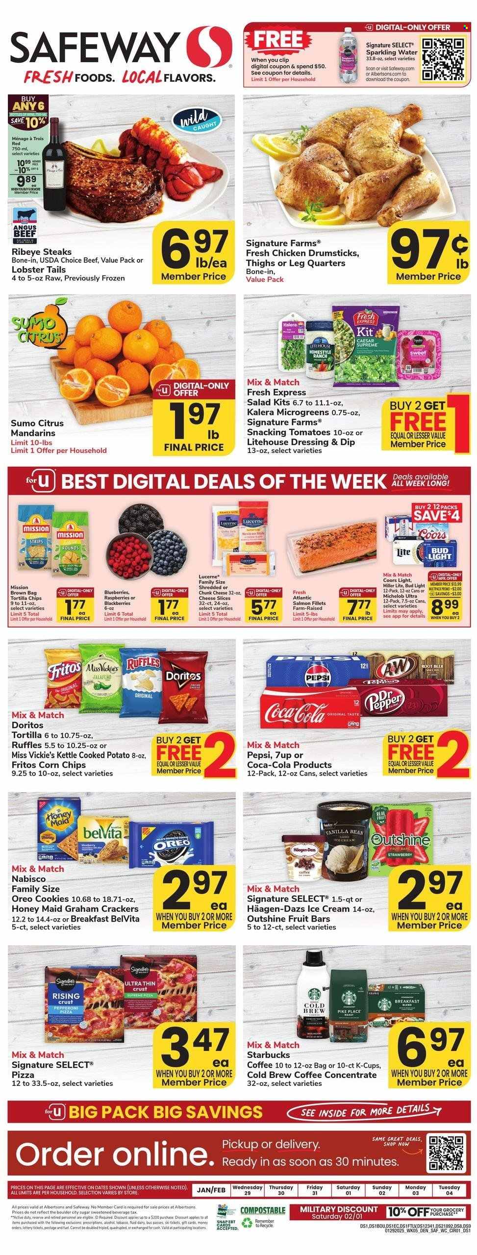 Safeway ad - 01/29/2025 - 02/04/2025. Page 1