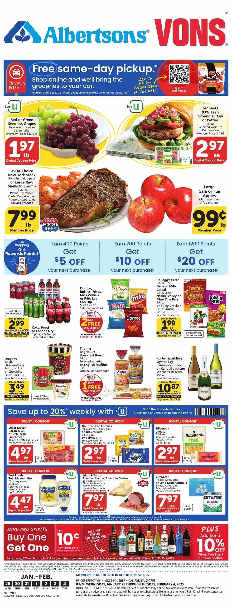 Albertsons ad - 01/29/2025 - 02/04/2025. Page 1