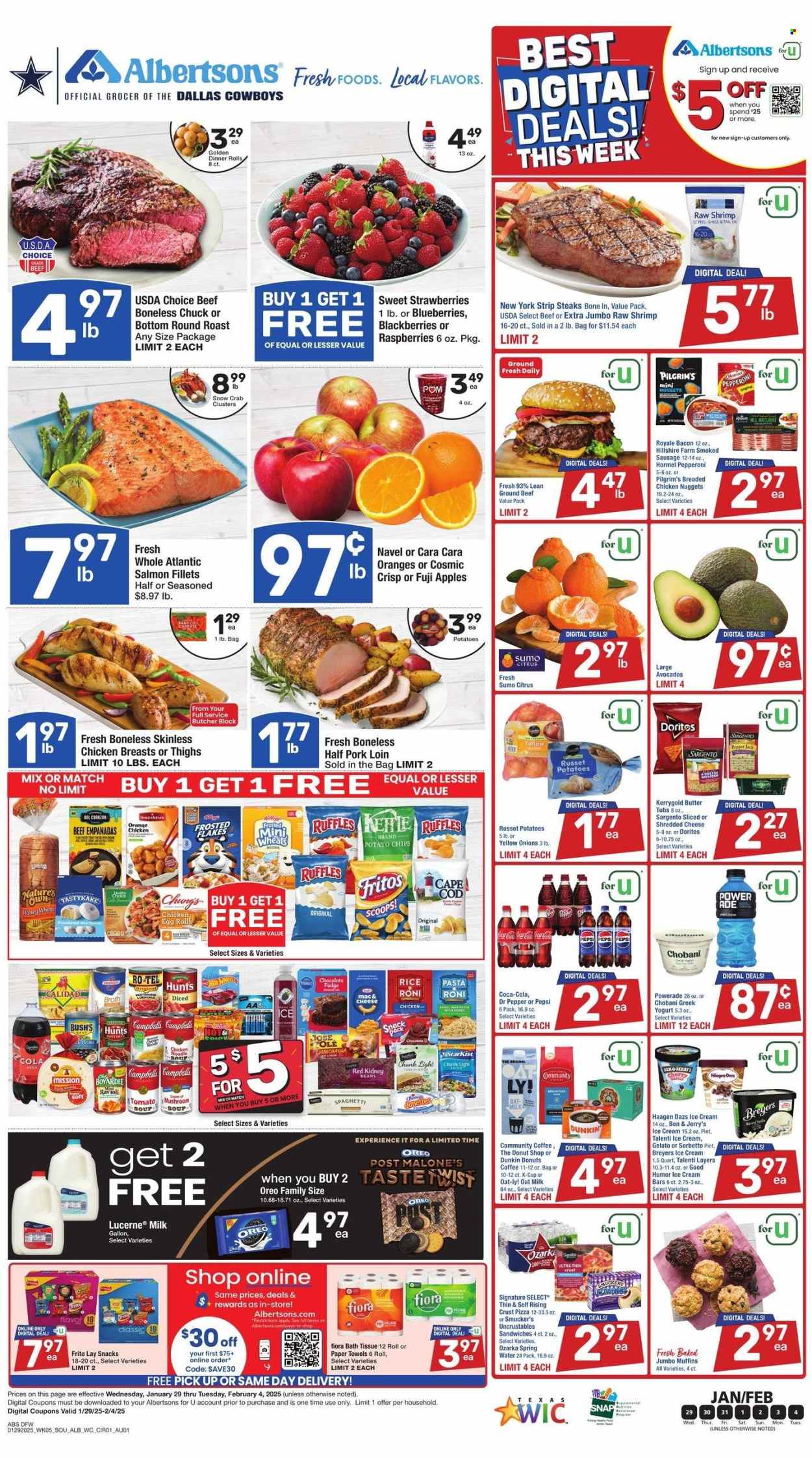 Albertsons ad - 01/29/2025 - 02/04/2025. Page 1