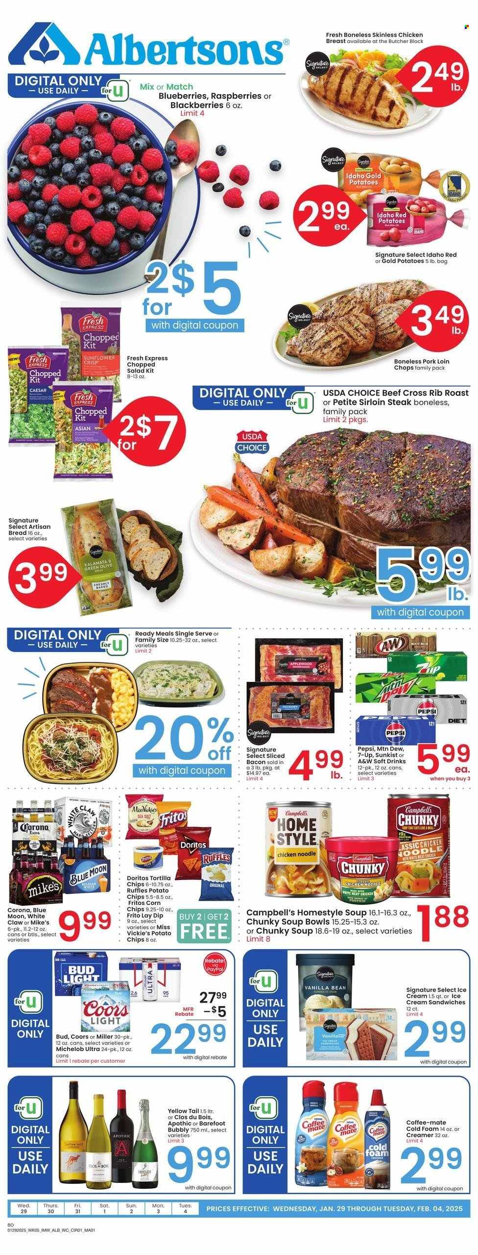 Albertsons ad - 01/29/2025 - 02/04/2025. Page 1