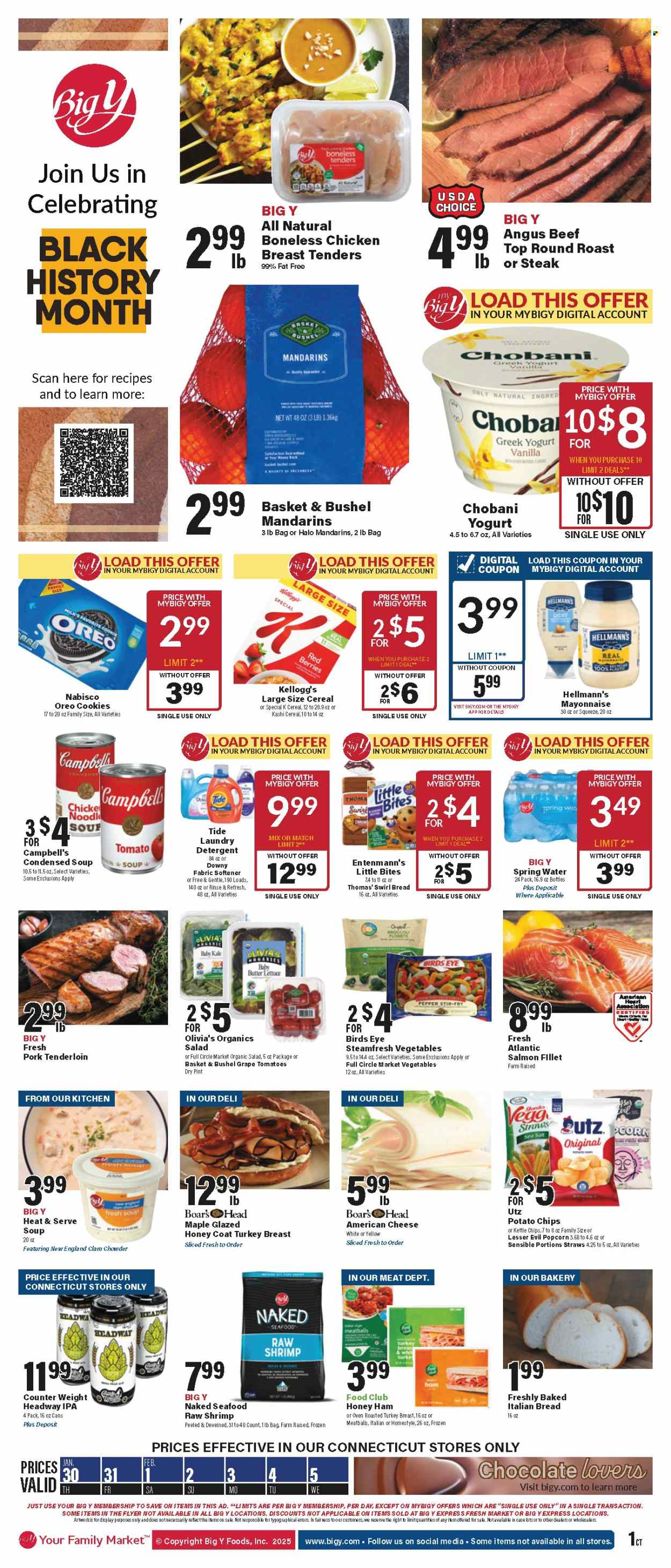 Big Y ad - 01/30/2025 - 02/05/2025. Page 1