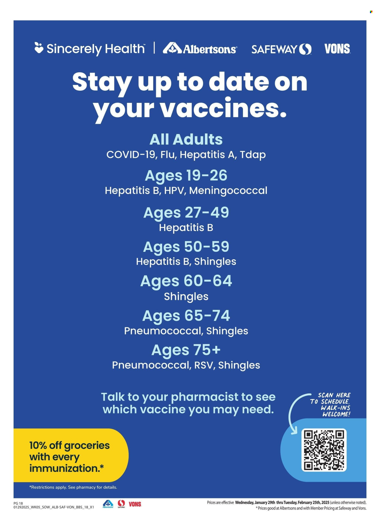 Albertsons ad - 01/29/2025 - 02/25/2025. Page 18