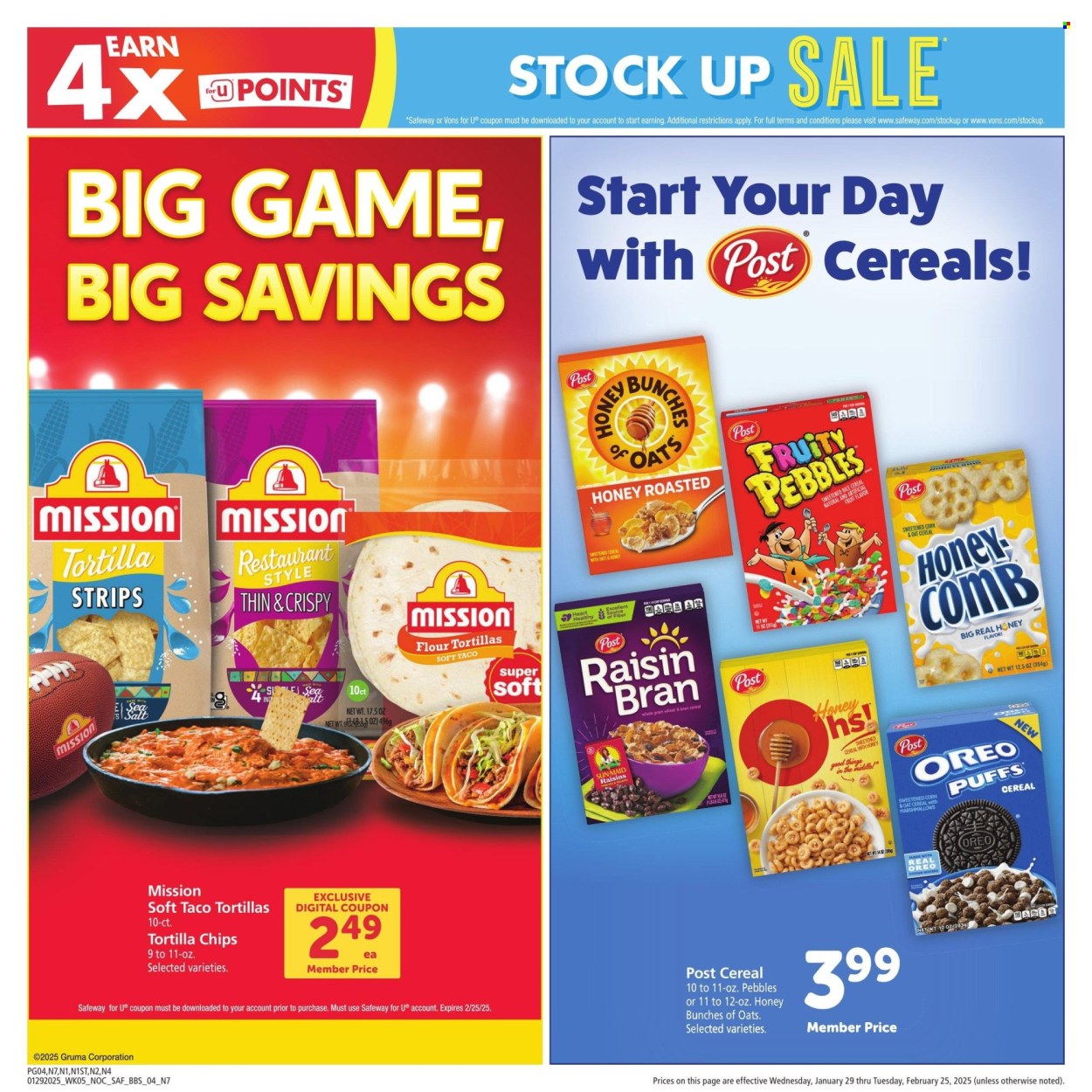 Safeway ad - 01/29/2025 - 02/25/2025. Page 4