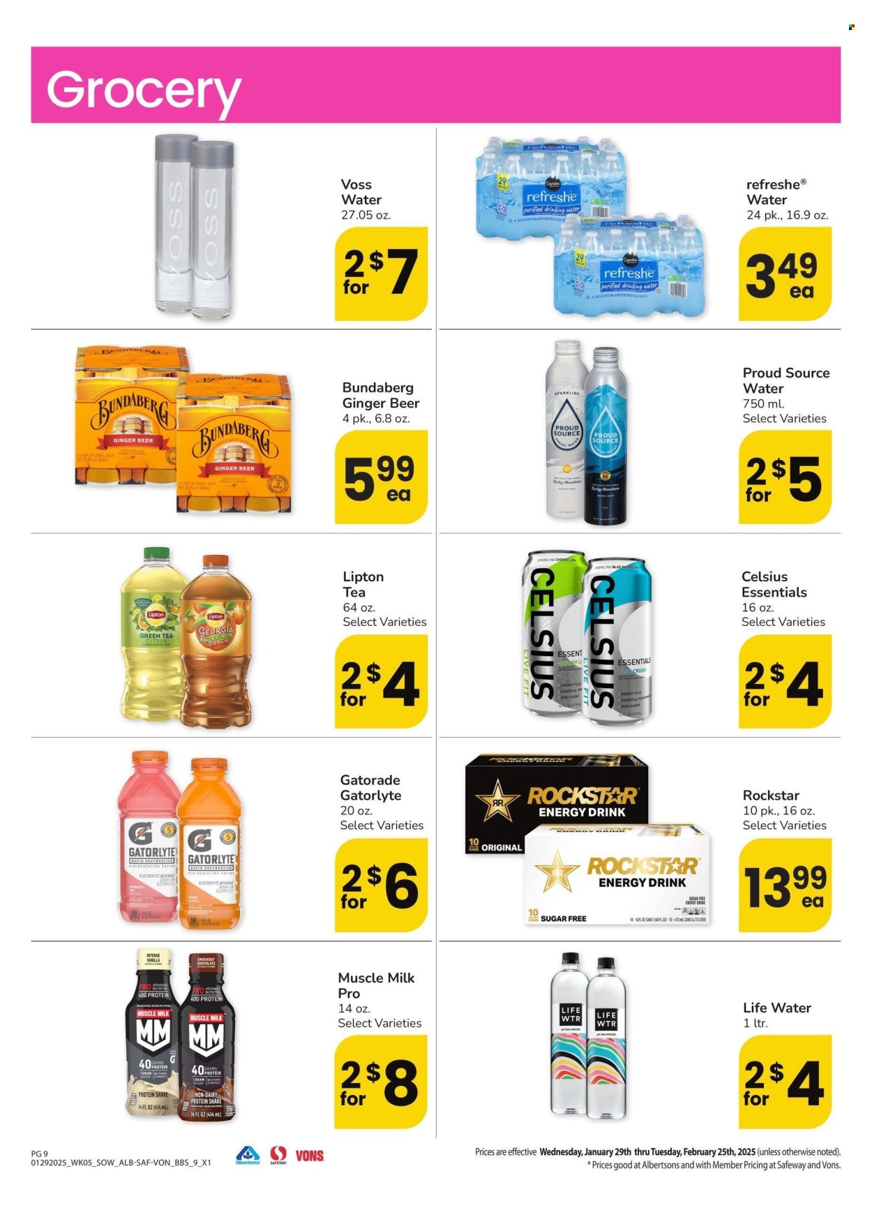 Safeway ad - 01/29/2025 - 02/25/2025. Page 9