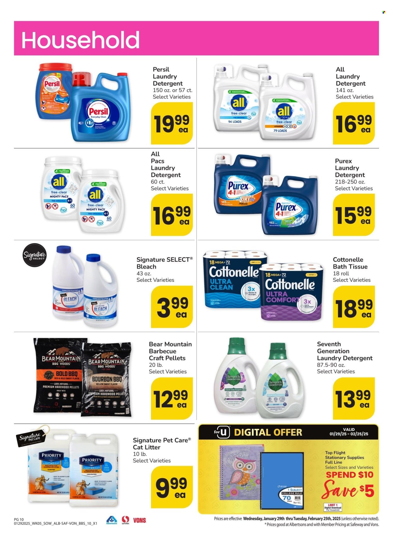 Safeway ad - 01/29/2025 - 02/25/2025. Page 10