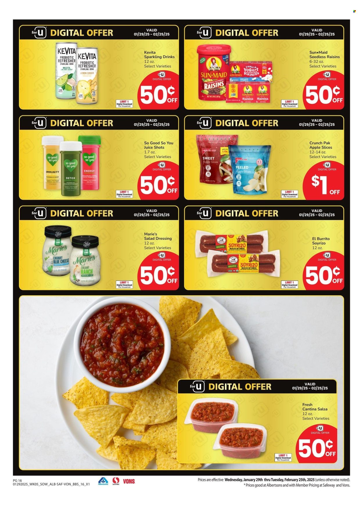 Safeway ad - 01/29/2025 - 02/25/2025. Page 16