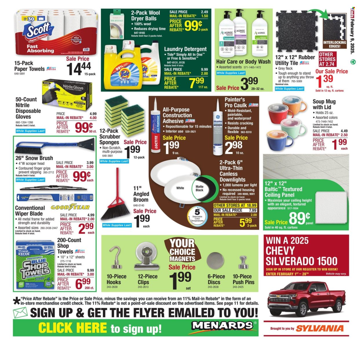 Menards ad - 01/30/2025 - 02/09/2025. Page 22