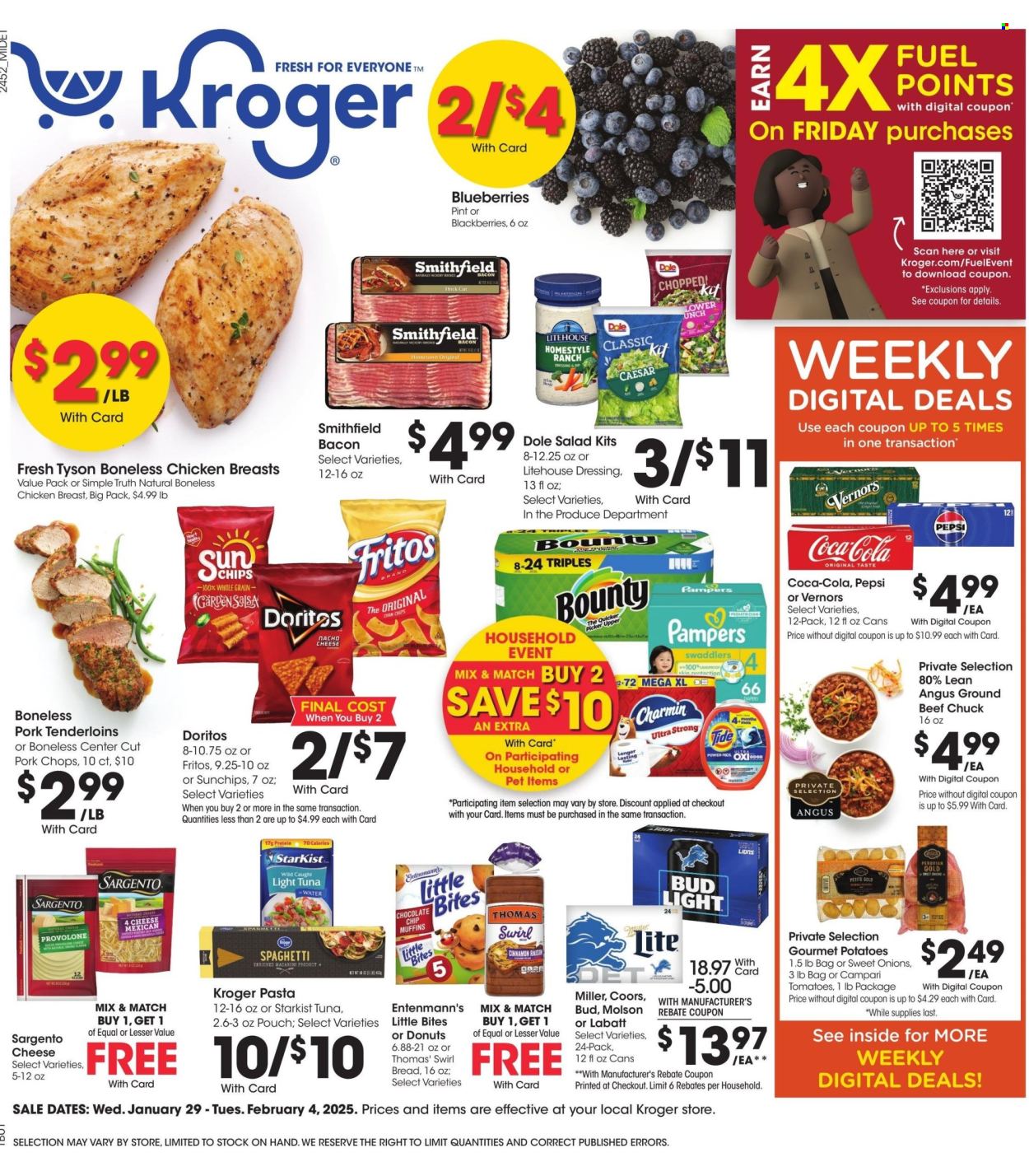 Kroger ad - 01/29/2025 - 02/04/2025. Page 1